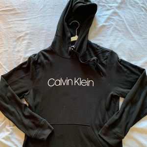 Calvin Klein Black Lightweight Hoodie